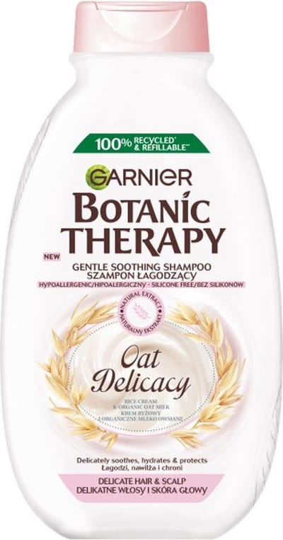 Botanic Therapy Oat Delicacy verzachtende shampoo voor fijn haar en hoofdhuid 400ml