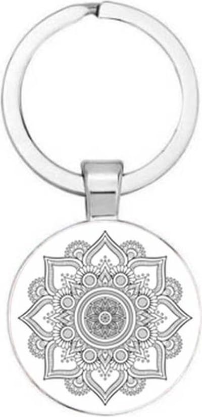 Akyol - mandala Sleutelhanger - Mandala - de echte teken liefhebbers - tekenen - mandala - sleutelhanger - 2,5 x 2,5 CM