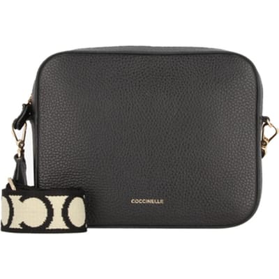 Coccinelle Kleine Crossbodytas / Schoudertas Dames - Leer - Tebe - Zwart
