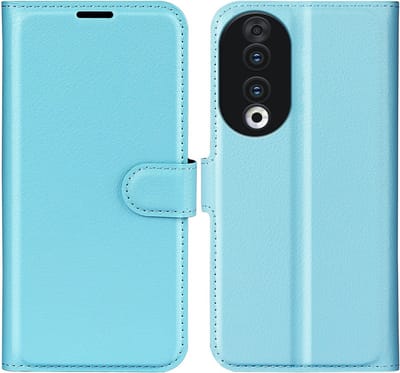 Coverup Hoesje - Geschikt voor Honor 90 Hoesje - Coverup Book Case - Lichtblauw