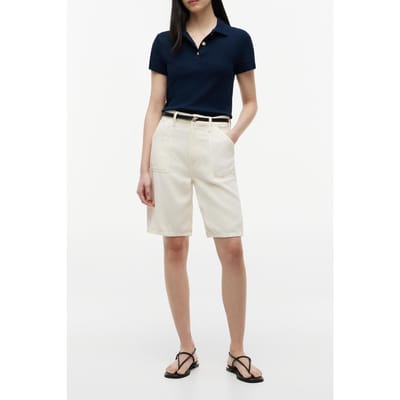 Tommy Hilfiger Gold Button Slim Ss Dark Night Navy Taglia: XS | Polo Outlet | Donna | Nero