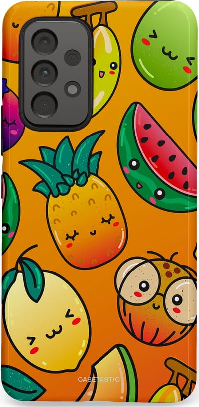 Casetastic Hoesje Geschikt voor Samsung A53 - Stijlvolle Beschermende Duo-layer Case - Fruitastisch
