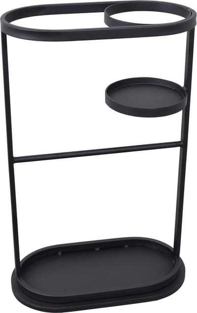LOFT42 Stormy Paraplubak Zwart - Metaal – 53x20x20