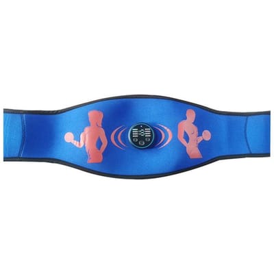 EMS Spierstimulatie Buik Buikriem Trainer Stimulator Massage Fiess Afslankende Massager Buik Gewichtsverlies Lichaamsvorming blauw