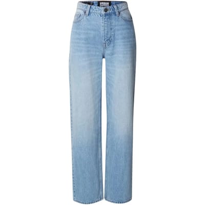 Urban Classics - Mom Jeans Broek rechte pijpen - Taille, 26 inch - Blauw