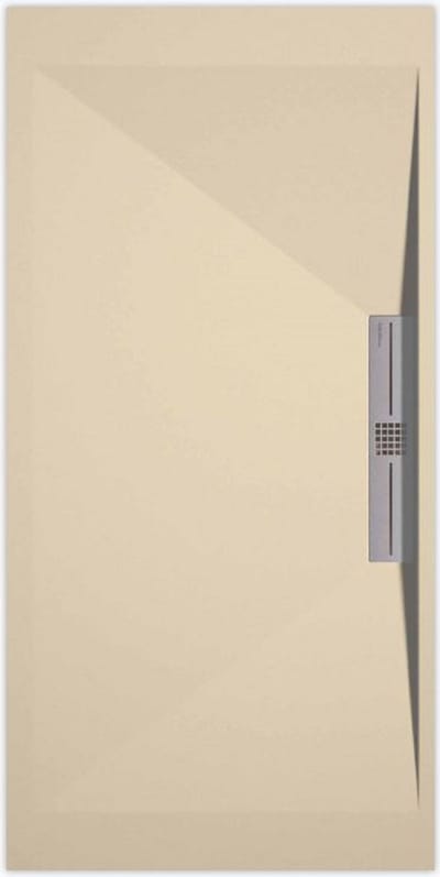 Sanifun douchebak Stone Side Cream Smooth 1600 x 800 S