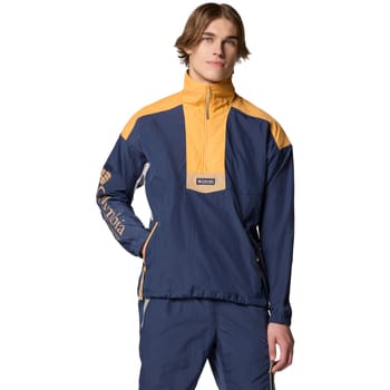Columbia Riptide II Retro Windbreaker Anorak 2121681466, Mannen, Marineblauw, Jasje, maat: M