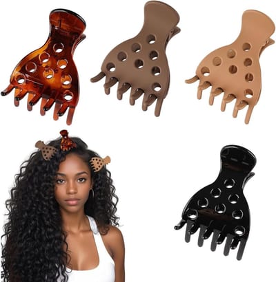 Haarclips voor Volume en Krullen - 4 Stuks voor Dikke Haarlifts en Meer Volume en Veerkracht