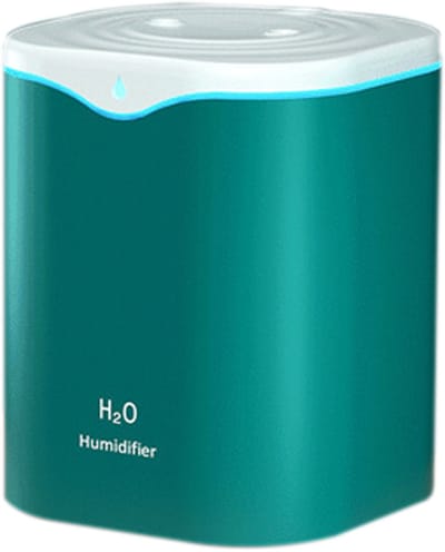 Luchtbevochtiger voor de slaapkamer (2 liter, koude nevel, USB) – draagbaar model voor op het bureau