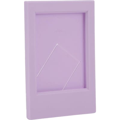 Cadre Photo Plastique Rectangle Bureau Classique Support Cadre Photo pour Fujifilm pour Photos Instax Mini 3 pouces Purple