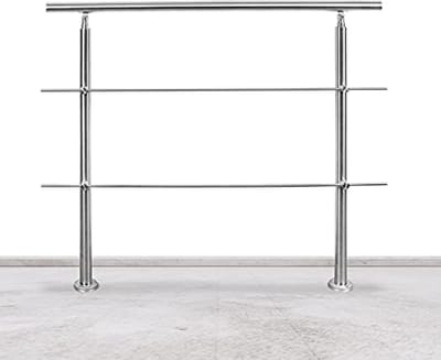 Roestvrijstalen Leuning voor Trappen en Balkons - 80 cm - Binnen en Buiten