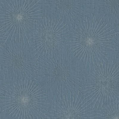 Grafisch behang Profhome 388182-GU vliesbehang hardvinyl warmdruk in reliëf licht gestructureerd met abstract patroon subtiel glinsterend blauw zilver grijs 5,33 m2