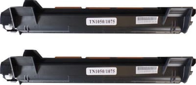 KATRIZ® Huismerk Toner 2x TN1050/TN1075 – Zwart – Compatible met Brother DCP-1610W, HL-1210W, MFC-1910W e.a. – Hoge Capaciteit – Alternatief voor originele cartridges