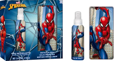 Spider-Man Geschenkset - Eau De Toilette Spray 100 ml - Met Metalen Opbergdoos