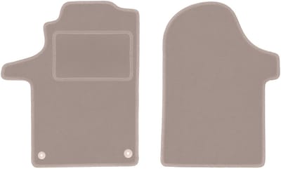 Beige veloursmatten voor: Toyota Corolla Verso II 7-zits (2004-2009)