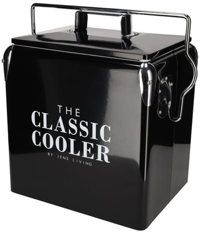 Jens Living Koelbox Retro - 29 x 22 x 36 cm - 13 liter - Zwart