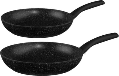 Secret de Gourmet Koekenpannen Palermo - D26 en D30 cm - Alle warmtebronnen - Zwart