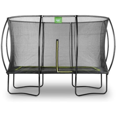 EXIT Silhouette Trampoline 244x366cm - Op Poten - Rechthoekig - Trampoline Buiten - Voor Kinderen - Zwart