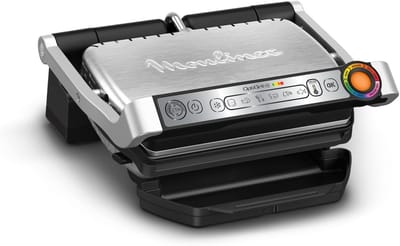 Elektrische BBQ voor binnen, ideaal voor vlees, vis en groenten met automatische kookprogramma's