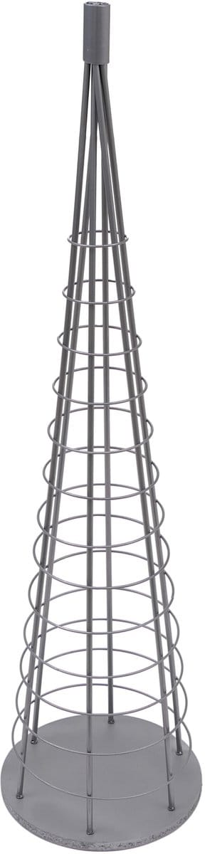Decoratieboom MCW-O91, kerstboom, sierboom, kerstversiering, kerstboom om te versieren, metaal 115 cm ~ zilverkleurig