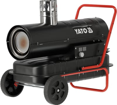 YATO YT-99740 Diesel Heteluchtkanon - 20kW - Indirecte Verbranding (Schoorsteenafvoer) - 38L Tank - Met Thermostaat - Bouwverwarming