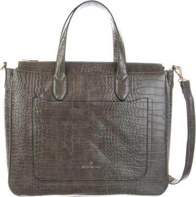 Bodenschatz Handtas Laptoptas met laptopvak Business Bag Grey Grijs