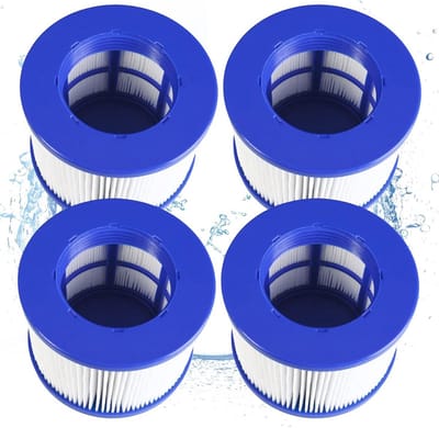 Solidchoice - Filterpatroon voor Opblaasbare Spa, Set van 4 Stuks voor Schone Waterkwaliteit