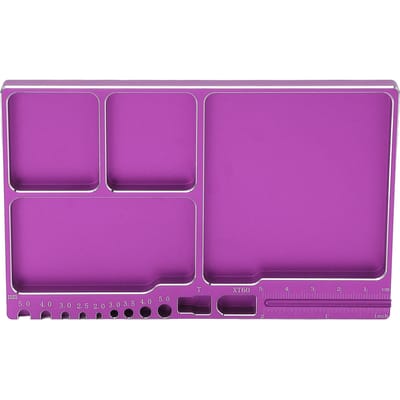Magnetische schroefbak aluminiumlegering magnetische adsorptie veel gebruikt magnetische onderdelenbak met