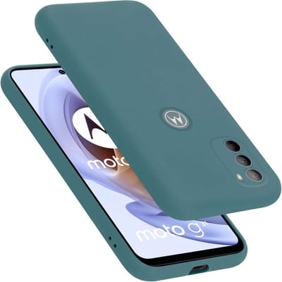 Cadorabo Hoesje geschikt voor Motorola MOTO G31 / G41 in LIQUID GROEN - Beschermhoes gemaakt van flexibel TPU silicone Case Cover
