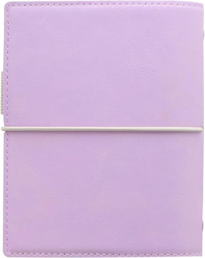 Pocket Organizer - Agenda Planner - Dagelijkse Planning - Soft Kunstleer - 81x120mm - Orchidee