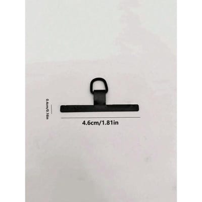 1 stuks Universele Mobiele Telefoon Lanyard Patch Metalen Veiligheid Ultra-Dunne Band Accessoires Roestvrij Staal Clip Voorkom Verlies Telefoon Lanyard Patch Clip