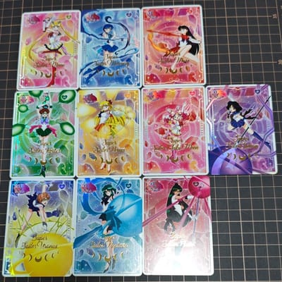 10 stuks/set Sailor Moon Tsukino Usagi ACG Doe-het-zelf Zelfbeheersing Verzamelen Handtekening Ruil Flash Card Anime Cartoon Cadeau
