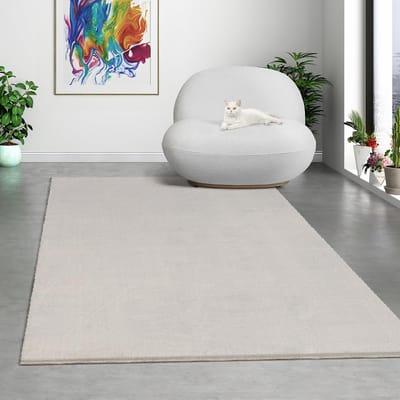 Teppiche Comfort modern pluizig laagpolig tapijt, antislip onderkant, wasbaar tot 30 graden, super zacht, vachtlook