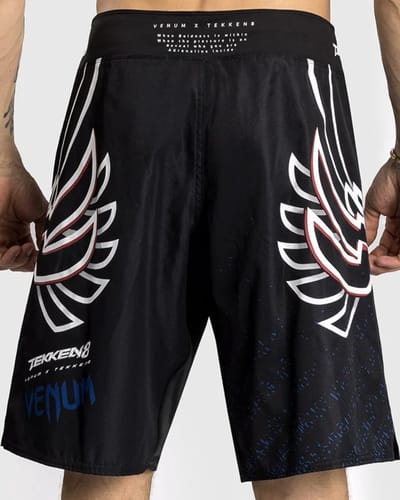 Venum x Tekken 8 Jin Kazama Fight Shorts Blauw Zwart Wit - S - Jeans Maat 30