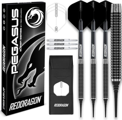 Professionele Softtip Dartpijlen met Tungsten Gewicht - Inclusief Flights en Shafts