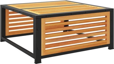 Tuin Tafel Hout - Buitenmeubel Tafel - Terras Gebruik - Massief Acacia Hout - 68x68x30 cm