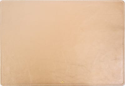 Dutchdeluxes - Handgemaakt - Leer - Placemats - 1 stuk - Goud