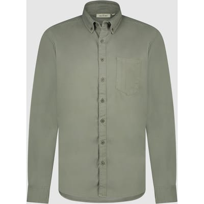 Circle of Trust Laurens Shirt Ls Olive Leaf Größe: S | Casual hemden Outlet | Herren | Grün