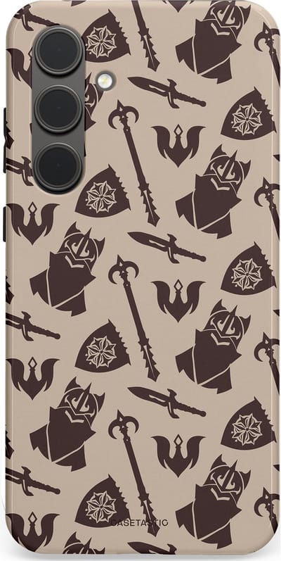 Casetastic Hoesje Geschikt voor Samsung S24 Plus - Stijlvolle Beschermende Duo-layer Case - Eeuwige paladin