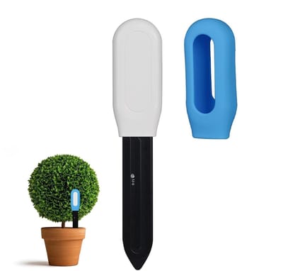 Bodemmeter Draadloos - Vochtigheidssensor Plant - Plantenverzorging Thuis - Snelle Feedback - 16.2 cm Lengte - Blauw Zwart