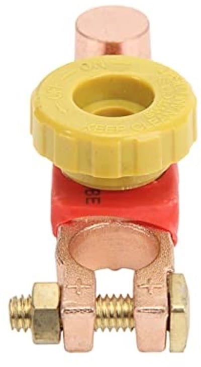 Dailygoody - Batterijterminal - Accu isolator - Betrouwbare stroombeveiliging - Universeel formaat - Hoofdschakelaar - Geschikt voor auto RV - Kle...