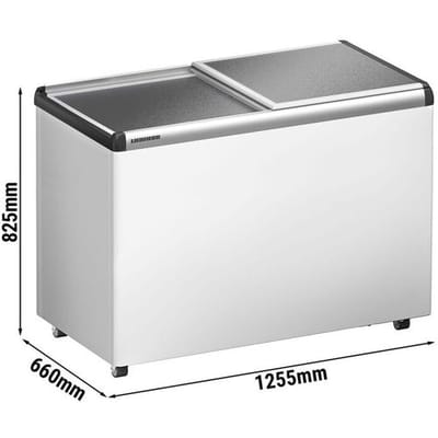 Liebherr Vrieskist - 318 liter - aluminium schuifdeksel - Wit