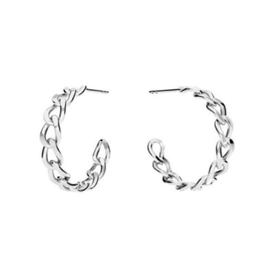 ARLIZI 2162 Oorbellen kabel oorringen - sterling zilver - 23 mm