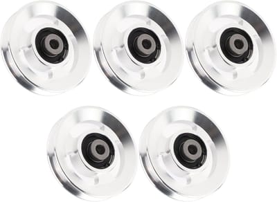 Gym Katrolwiel - Fitness Katrol - Kracht Training - Lage Wrijving - 5 x 10.5 mm - Zilver