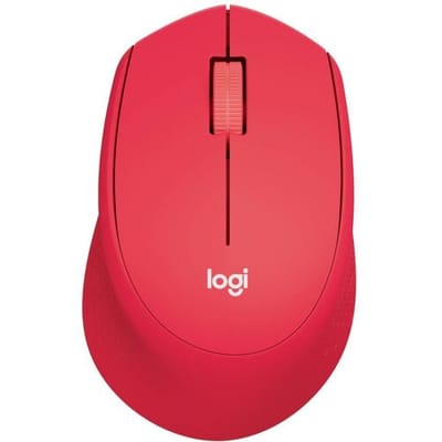 Logitech M330 Silent Plus Muis Radiografisch Optisch Rood 3 Toetsen 1000 dpi