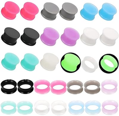Dailygoods- Oorexpander 3 mm (8 G) - Siliconen - 16 Paar
