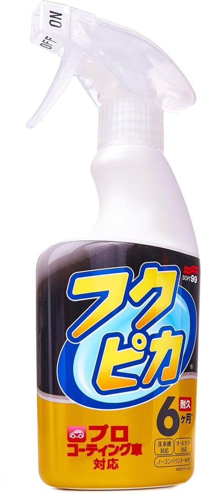 Soft99 Fukupika Spray Strong Type - reinigt en beschermt lakwerk - waterafstotend