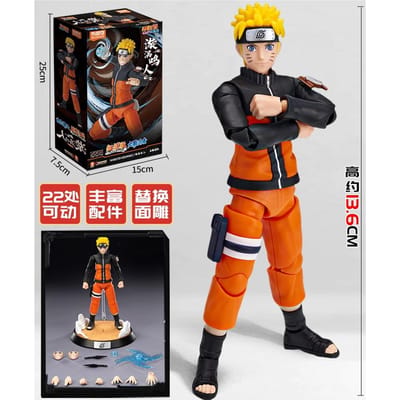 BLOKEES Original NARUTO Sasuke Minato Boruto Kurama Série CHAMPION CLASS Figurine d'Action Assemblée Authentique Jouets Modèle Cadeau