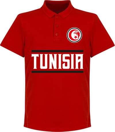 Tunesië Team Polo Shirt - Rood - S
