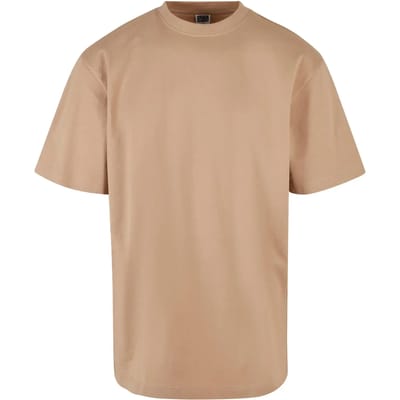 Urban Classics - Tall Heren T-shirt - S - Beige